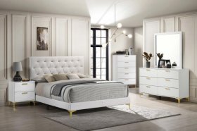 Kendall 5-piece California King Bedroom Set White