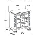 Emmett 5-piece Eastern King Bedroom Set Walnut