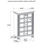 Emmett 5-piece California King Bedroom Set Walnut