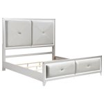 Larue 5-piece Eastern King Bedroom Set Silver