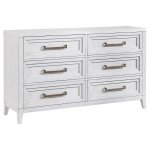 Marielle 5-piece Eastern King Bedroom Set Distressed White