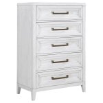 Marielle 5-piece Eastern King Bedroom Set Distressed White