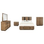 Terrace 5-piece Eastern King Bedroom Set Ash Brown