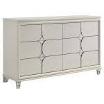 Olivia 5-piece Eastern King Bedroom Set Pearl White