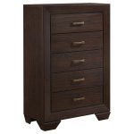 Dorian 5-piece Queen Bedroom Set Dark Cocoa