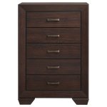 Dorian 5-piece Twin Bedroom Set Dark Cocoa