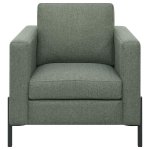 Tilly Upholstered Track Arm Accent Chair Sage