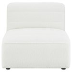 Sunny Upholstered Armless Chair Natural