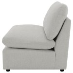 Collins Modular Armless Chair Grey