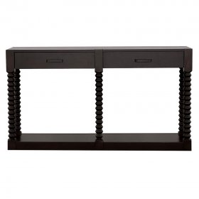 Meredith 2-drawer Wood Entryway Console Table Coffee Bean