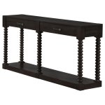 Meredith 2-drawer Wood Entryway Console Table Coffee Bean