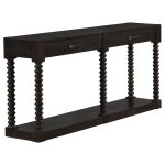 Meredith 2-drawer Wood Entryway Console Table Coffee Bean