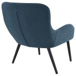 Calvin Upholstered Modern Arm Accent Chair Aegean Blue