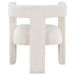 Petra Boucle Upholstered Accent Side Chair White