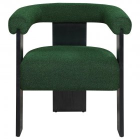 Ramona Boucle Upholstered Accent Side Chair Green