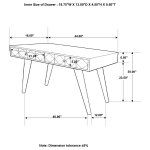 Alyssum 2-drawer Wood Entryway Sofa Console Table Natural