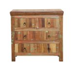 Harper 4-drawer Solid Reclaimed Wood Accent Cabinet Brown