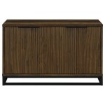 Ryatt 4-door Engineered Wood Accent Cabinet Dark Pine