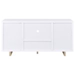 Dalton 2-door Storage Credenza White and Distressed Pine