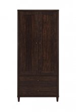 Wadeline 2-door Tall Accent Storage Cabinet Rustic Tobacco