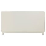 Voula 4-door Wood Accent Storage Cabinet White and Gold