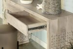 Rickman 2-drawer Wood Entryway Console Table White Washed