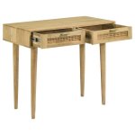 Zamora 2-drawer Entryway Console Accent Table Natural