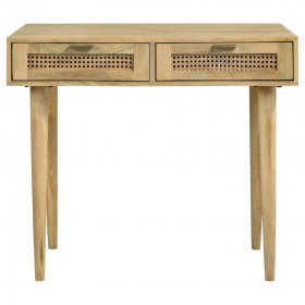 Zamora 2-drawer Entryway Console Accent Table Natural