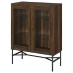 Bonilla 2-door Engineered Wood Cabinet Dark Pine