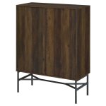 Bonilla 2-door Engineered Wood Cabinet Dark Pine