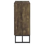 Carolyn 2-door Engineered Wood Accent Cabinet Rustic Oak