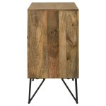 Eileen 2-door Wood Storage Accent Cabinet Natural