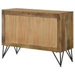 Eileen 2-door Wood Storage Accent Cabinet Natural