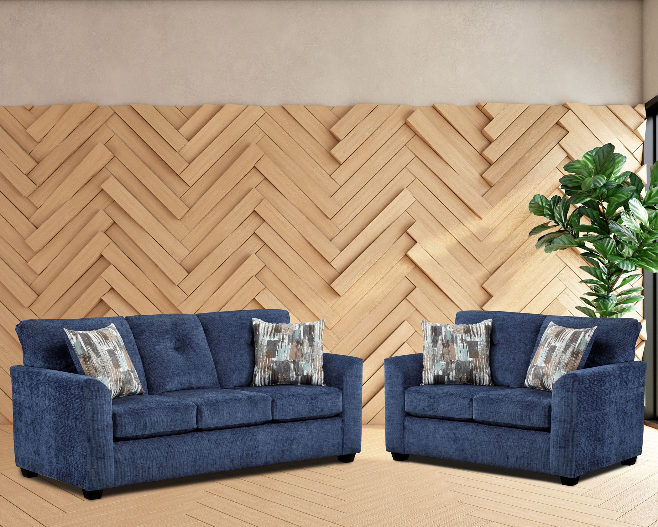 Sofa and Loveseat